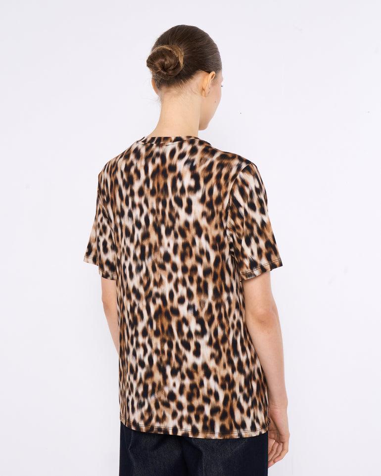 Silvian Heach T-shirt oversize leopardata Italia