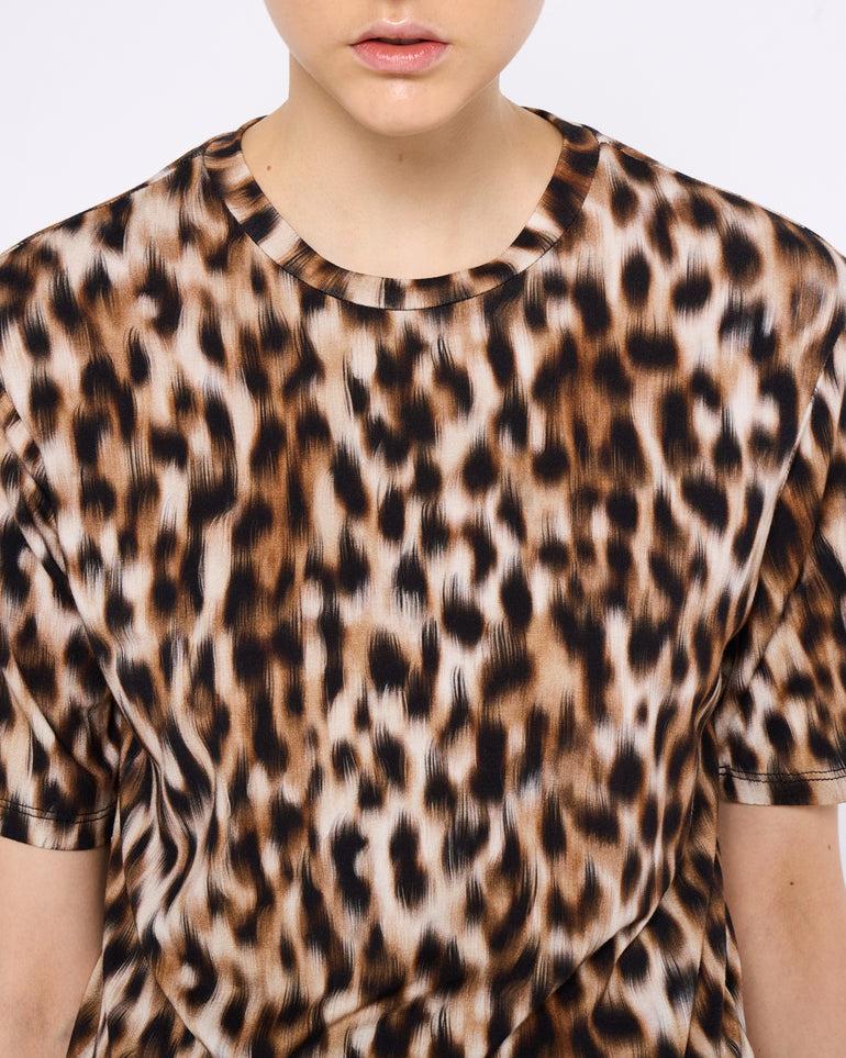 Silvian Heach T-shirt oversize leopardata Italia