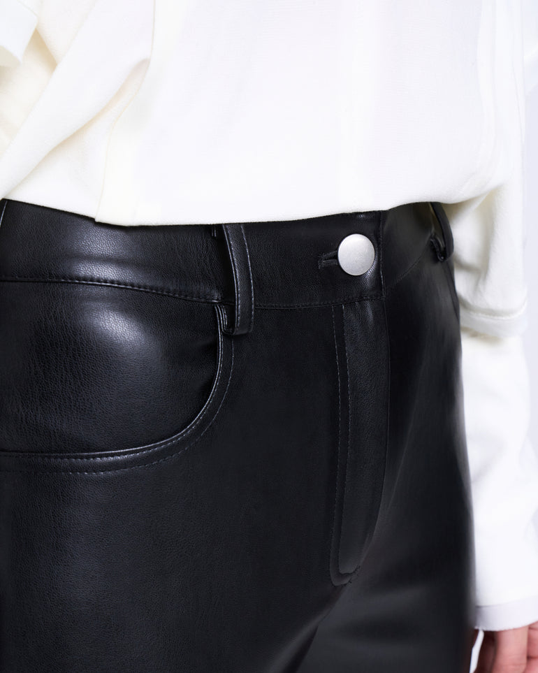 Silvian Heach Pantaloni in ecopelle Soddisfazione Garantita
