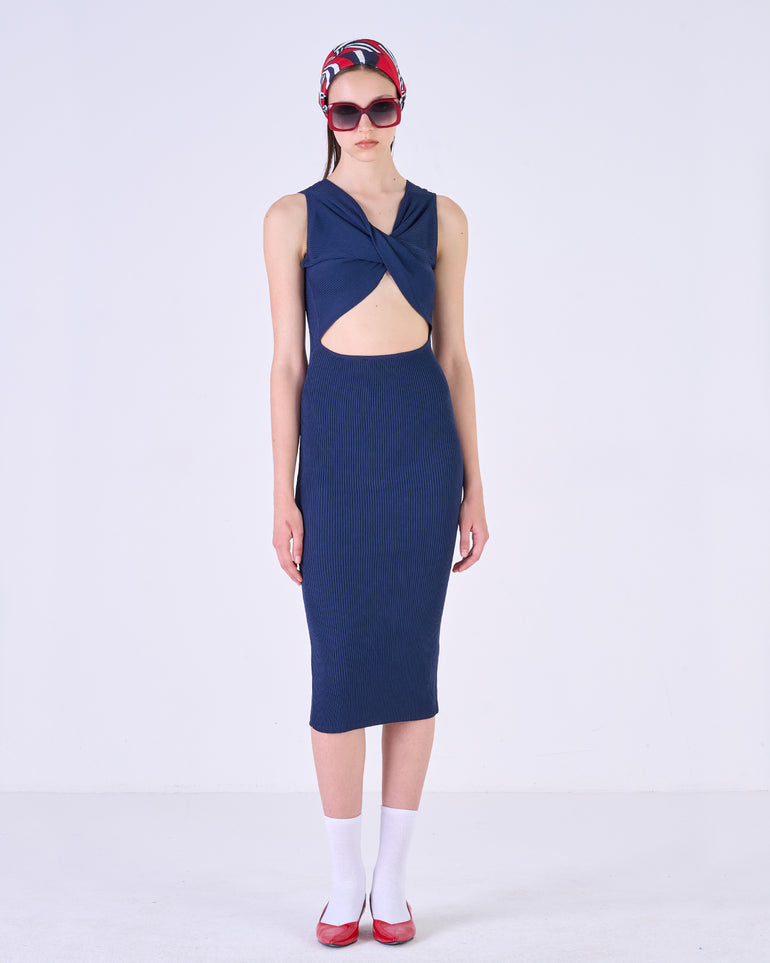 Silvian Heach Abito midi con incrocio Offerte