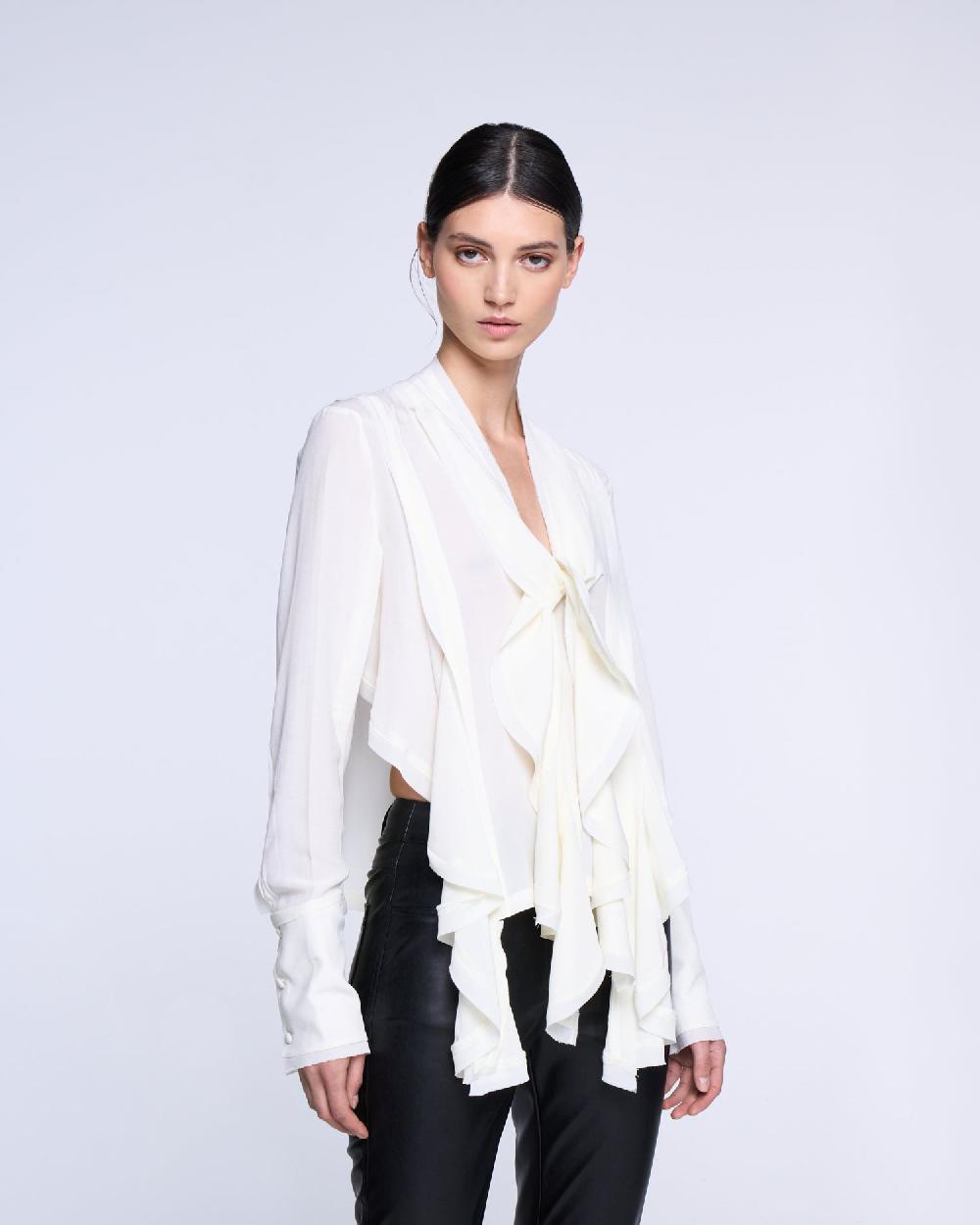 Silvian Heach Blusa con rouches I Più Venduti