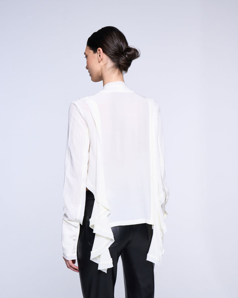 Silvian Heach Blusa con rouches I Più Venduti