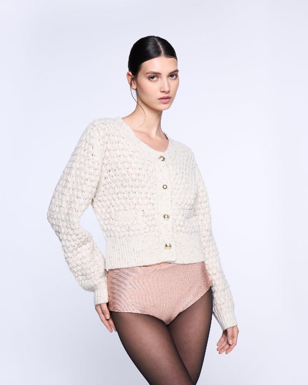 Silvian Heach Cardigan crop lavorato a maglia Moda