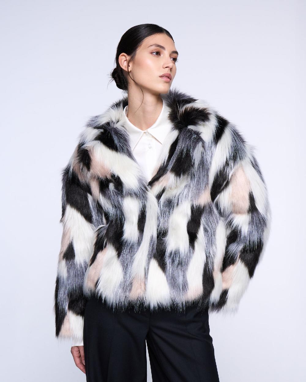 Silvian Heach Pelliccia faux fur multicolor Vendita