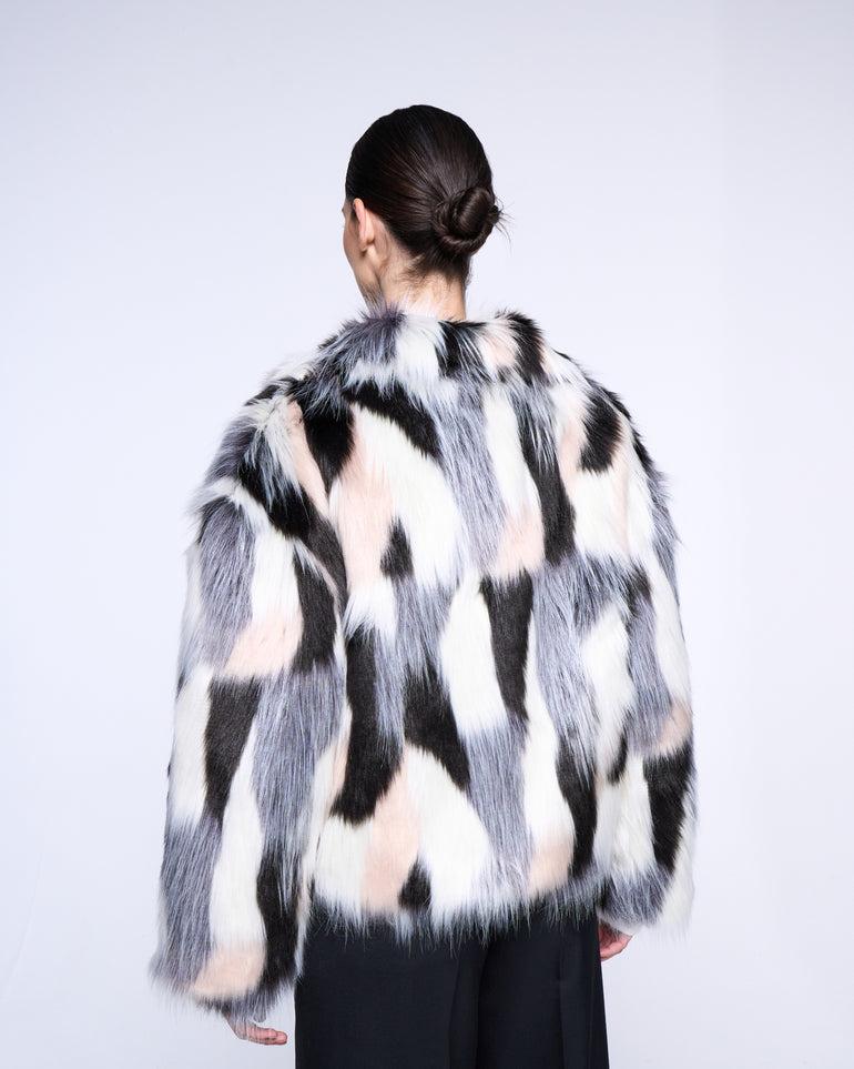 Silvian Heach Pelliccia faux fur multicolor Vendita