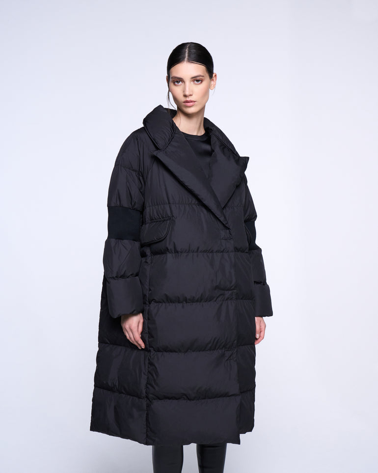 Silvian Heach Piumino lungo oversize Consegna Veloce