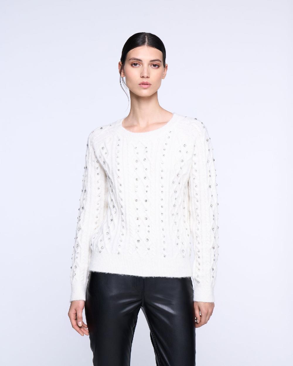 Silvian Heach Maglione con strass Fino Al -60%