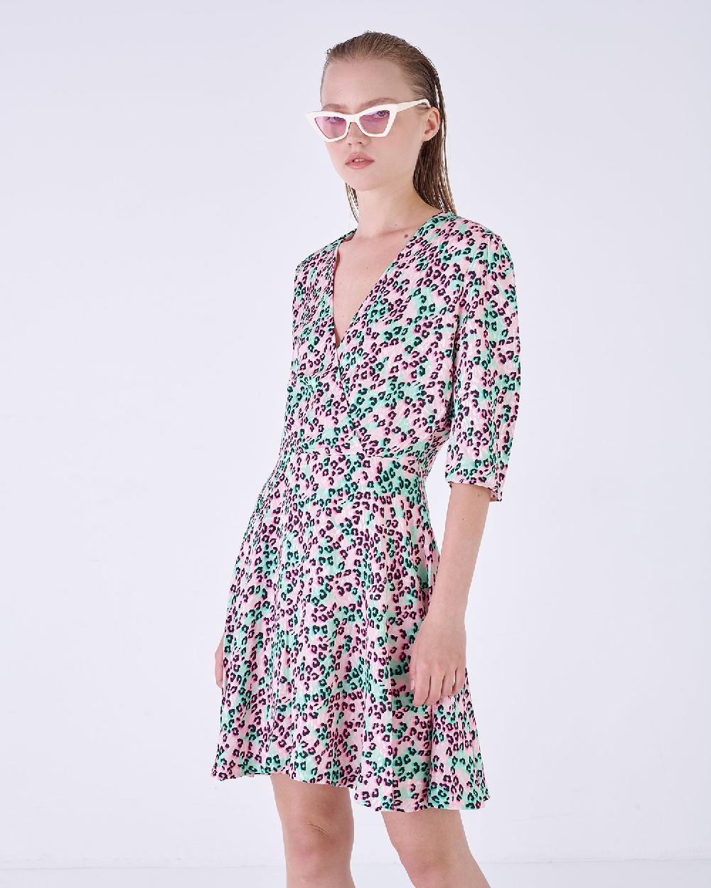Silvian Heach Abito leopardato Offerte