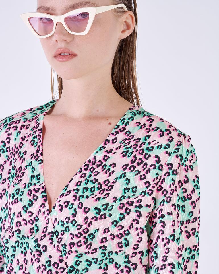 Silvian Heach Abito leopardato Offerte