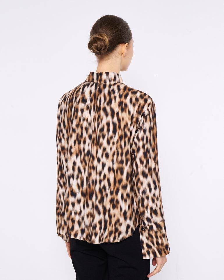 Silvian Heach Camicia leopardata Economico