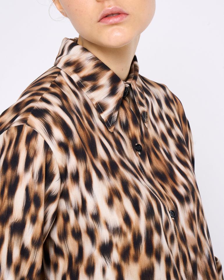 Silvian Heach Camicia leopardata Economico