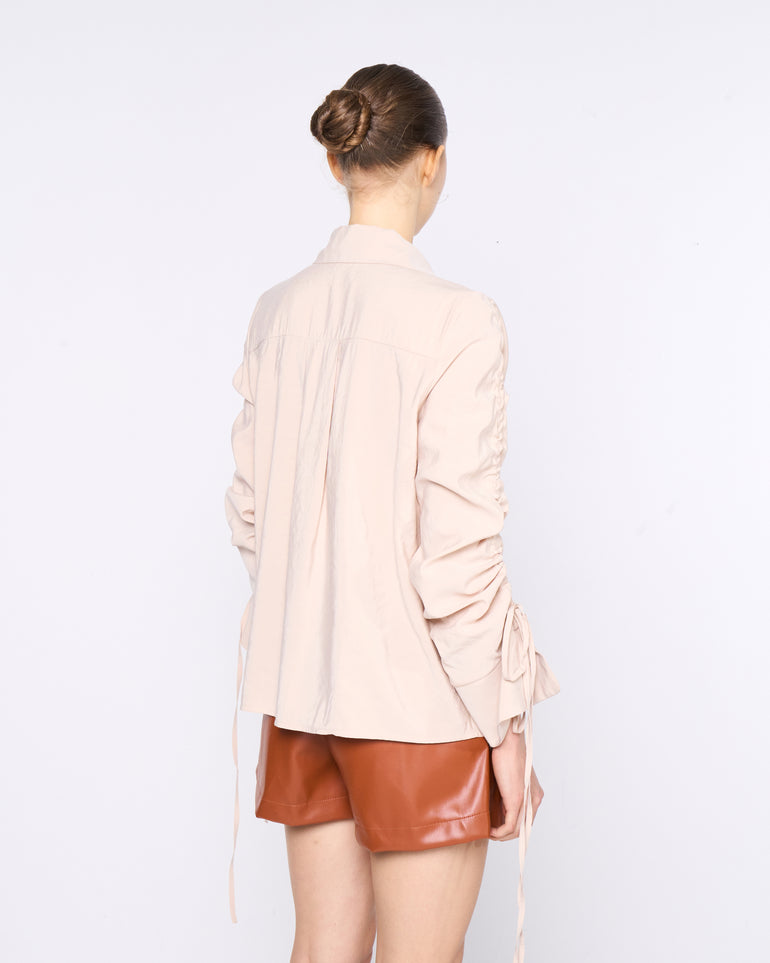 Silvian Heach Camicia con maniche arricciate Outlet