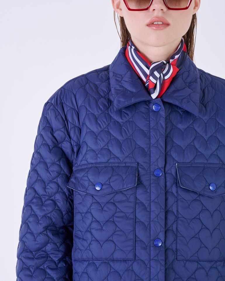 Silvian Heach Piumino trapuntato a cuori Promozione