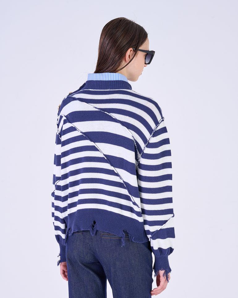 Silvian Heach Maglia a righe Spedizione Gratuita