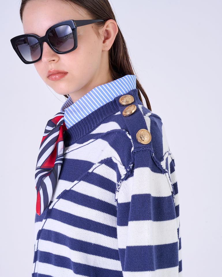 Silvian Heach Maglia a righe Spedizione Gratuita