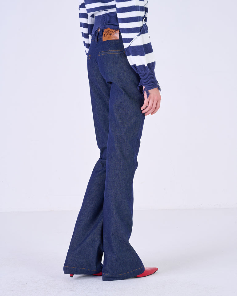 Silvian Heach Pantaloni flare a vita bassa Pezzi Unici