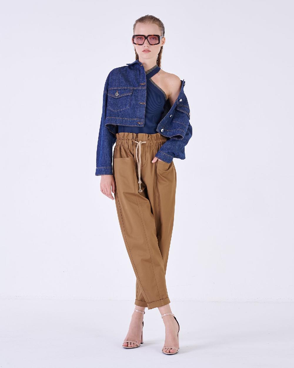 Silvian Heach Giacca cropped in denim Smaltimento dello stoccaggio