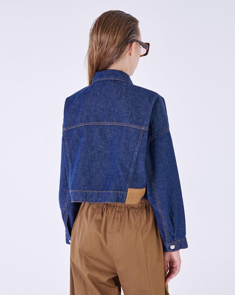 Silvian Heach Giacca cropped in denim Smaltimento dello stoccaggio