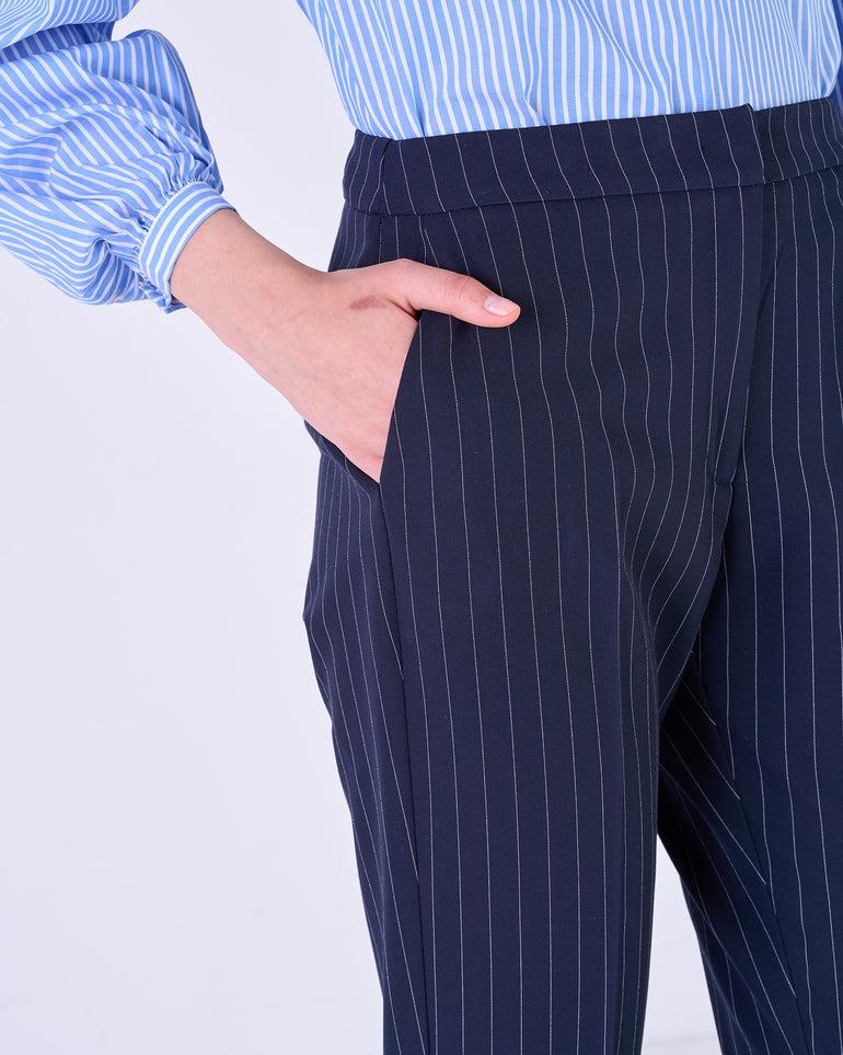 Silvian Heach Pantaloni carrot gessati Online