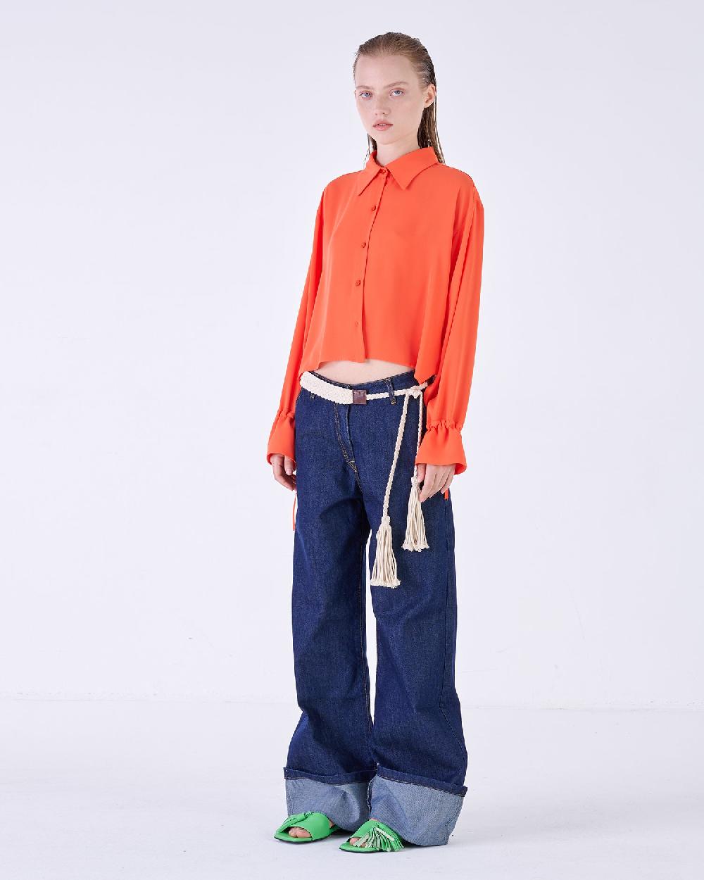 Silvian Heach Camicia con maniche a campana Italy
