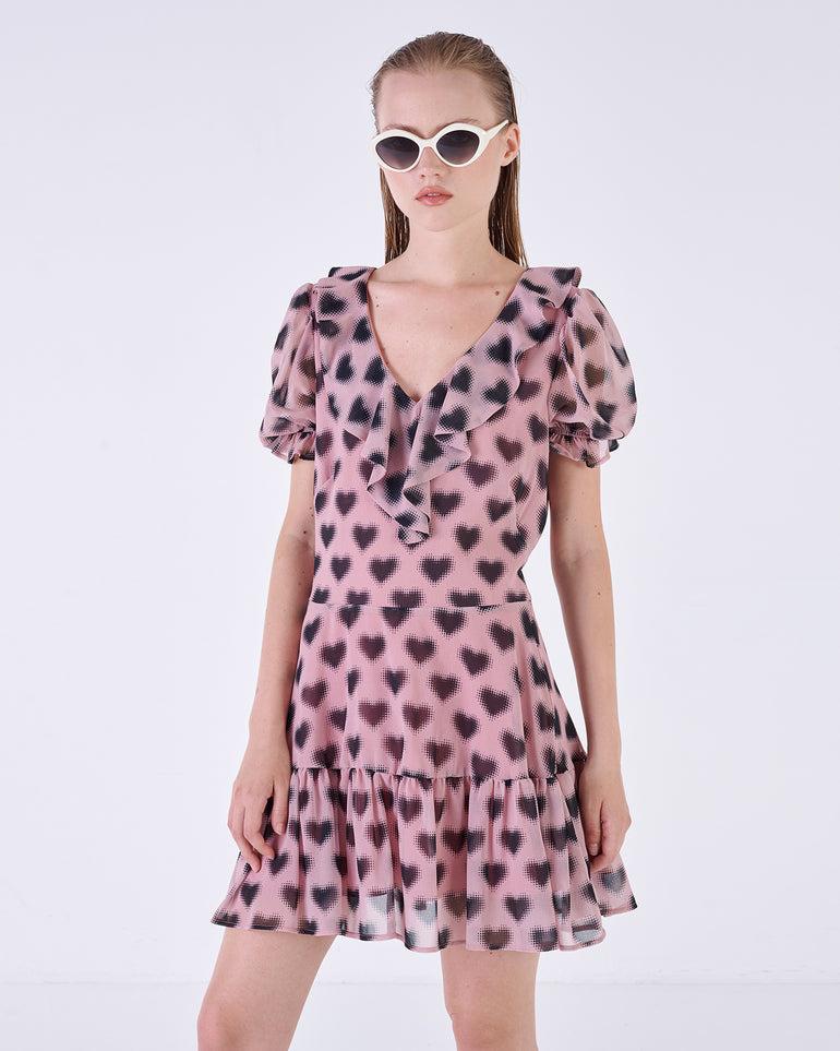 Silvian Heach Abito con cuori Negozi Online