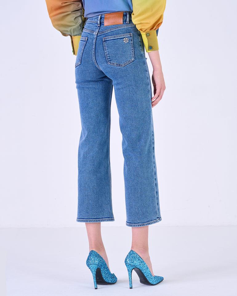 Silvian Heach Jeans cropped Spedizione Gratuita