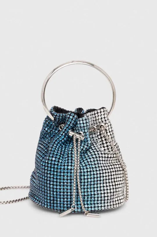 Silvian Heach Mini borsa a secchiello in strass Pezzi Unici