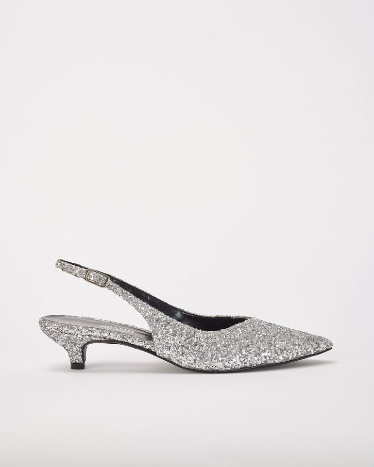Silvian Heach Décolleté slingback con glitter Novità
