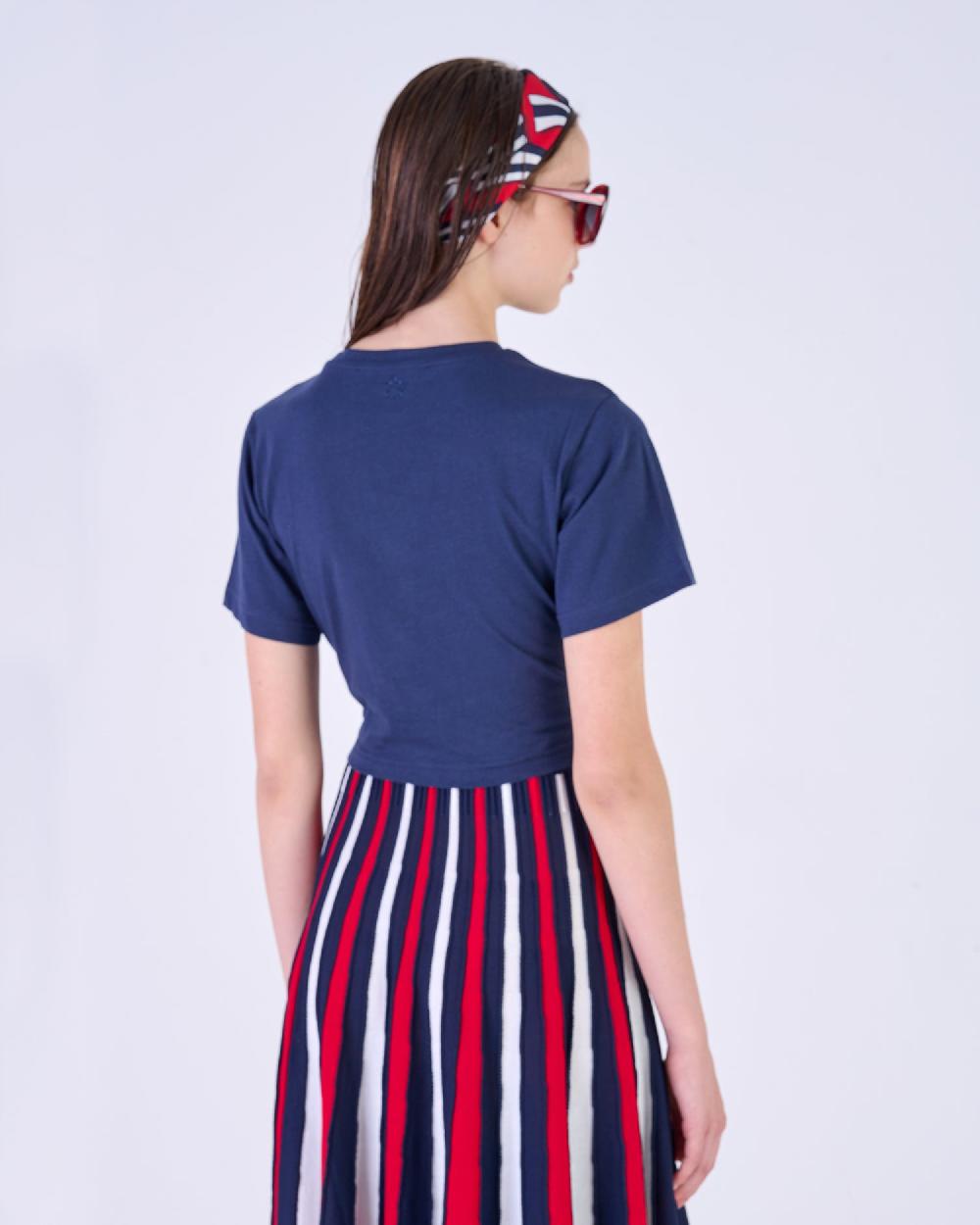 Silvian Heach T-shirt con arricciature Sconto