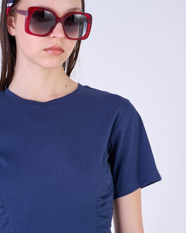 Silvian Heach T-shirt con arricciature Sconto