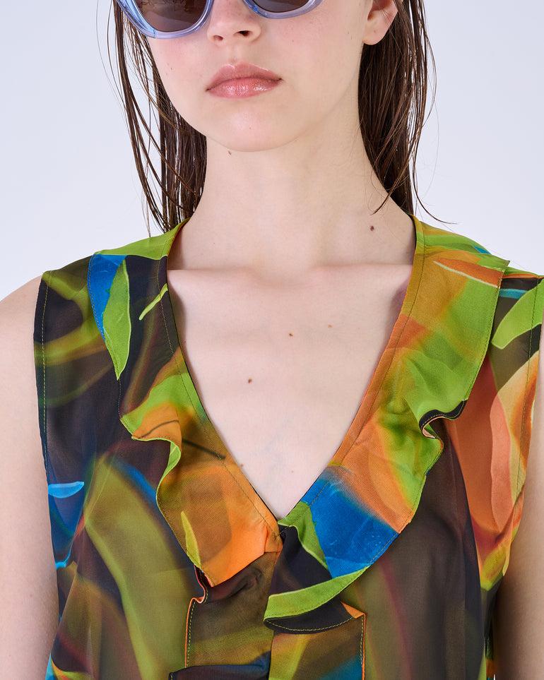 Silvian Heach Top a fantasia con volant Offerte