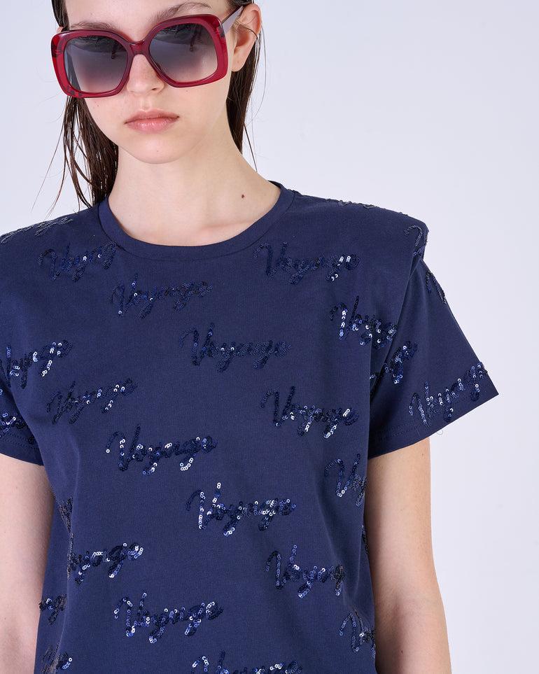 Silvian Heach T-shirt con applicazioni Nuova
