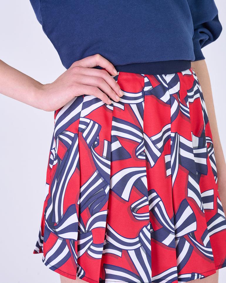 Silvian Heach Minigonna con pieghe a fantasia Moda
