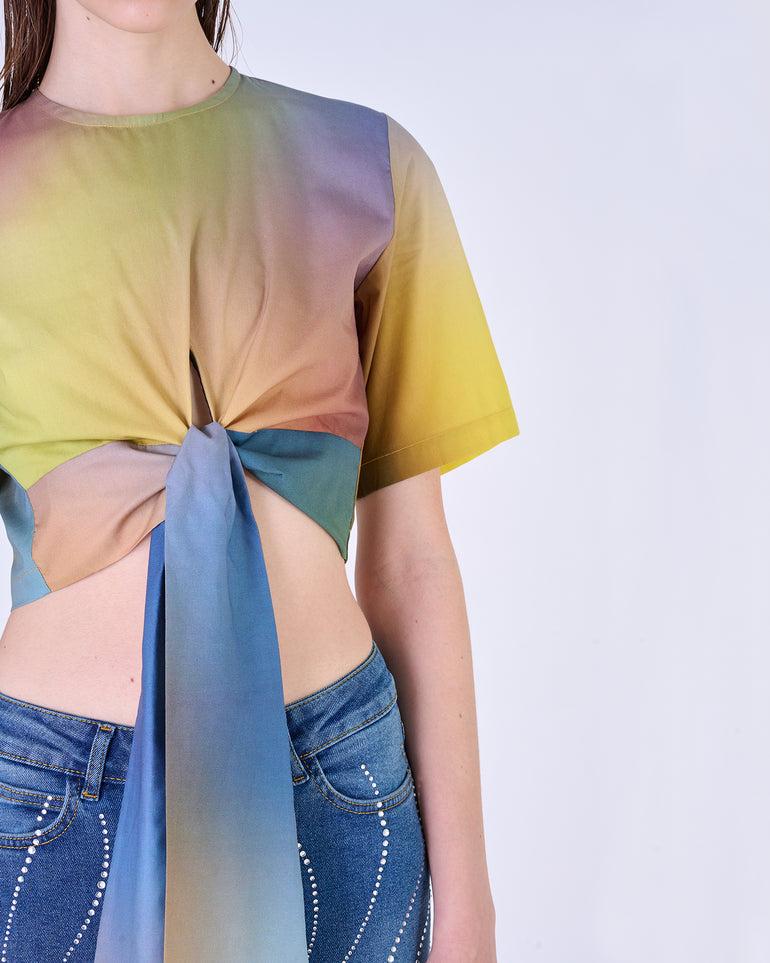 Silvian Heach T-Shirt crop multicolor 2025