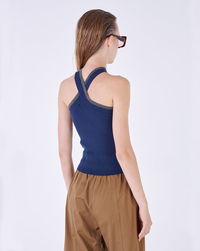 Silvian Heach Top a coste incrociato 50% di sconto per tempo limitato