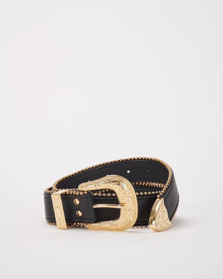 Silvian Heach Cintura con fibbia western In Vendita