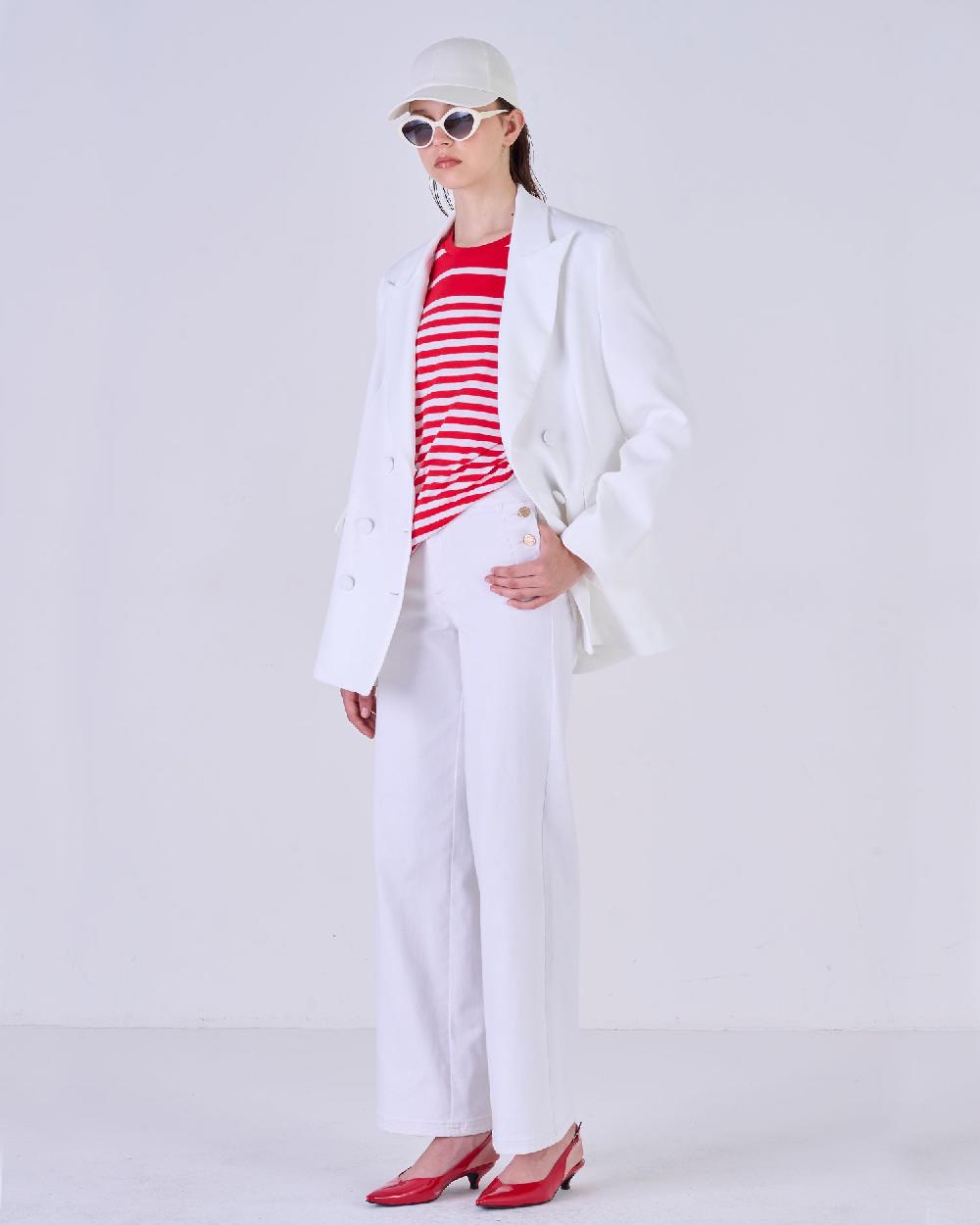Silvian Heach T-Shirt a righe Saldi Di Fabbrica