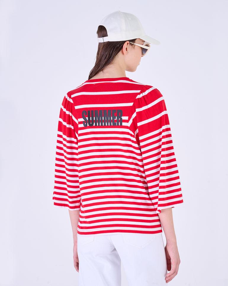 Silvian Heach T-Shirt a righe Saldi Di Fabbrica