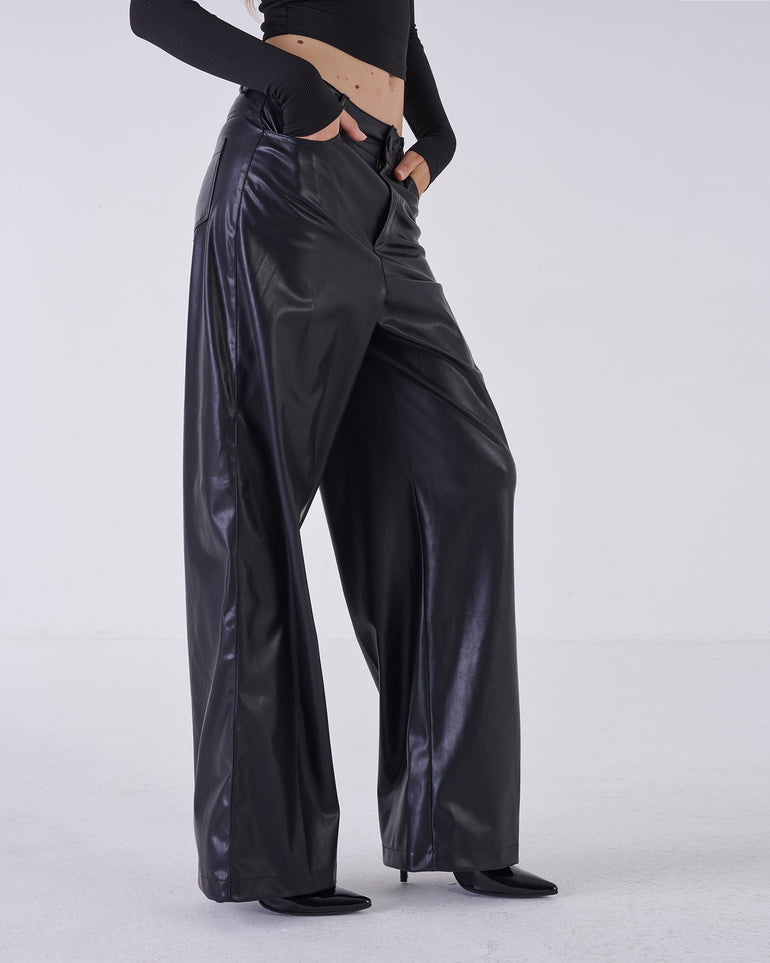 Silvian Heach Pantaloni in eco-pelle Sconto di tempo limitato