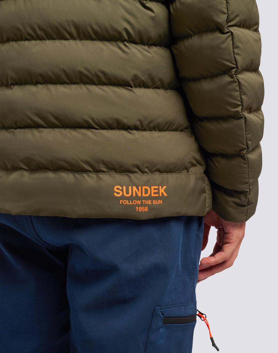 Sundek giacca trapuntata con cappuccio m998jkdp100-30201 Sottocosto