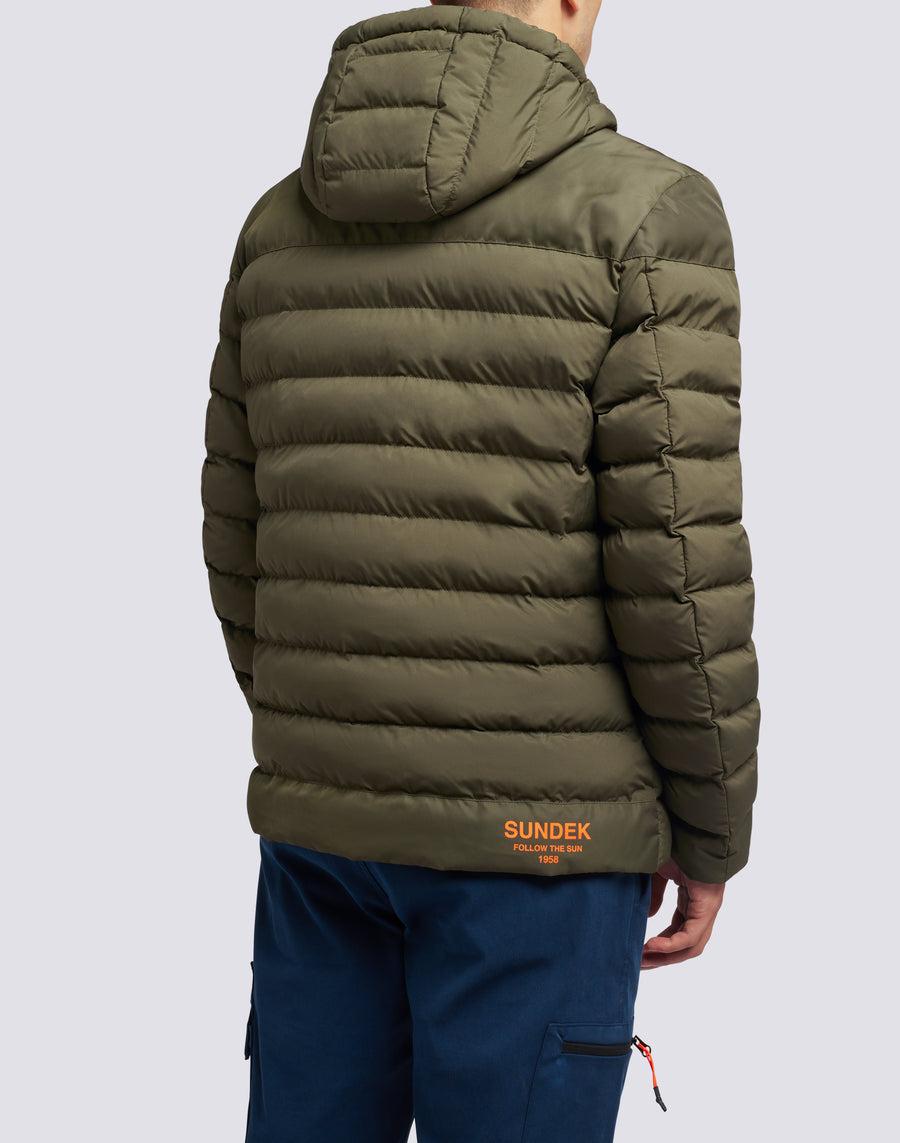 Sundek giacca trapuntata con cappuccio m998jkdp100-30201 Sottocosto