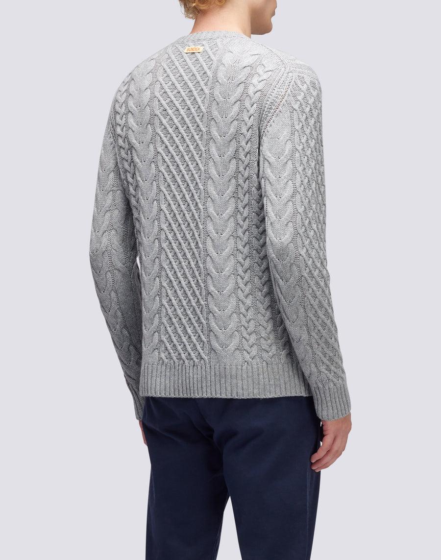Sundek maglione a girocollo misto cashmere M354KIWS100-02900 Convenienza