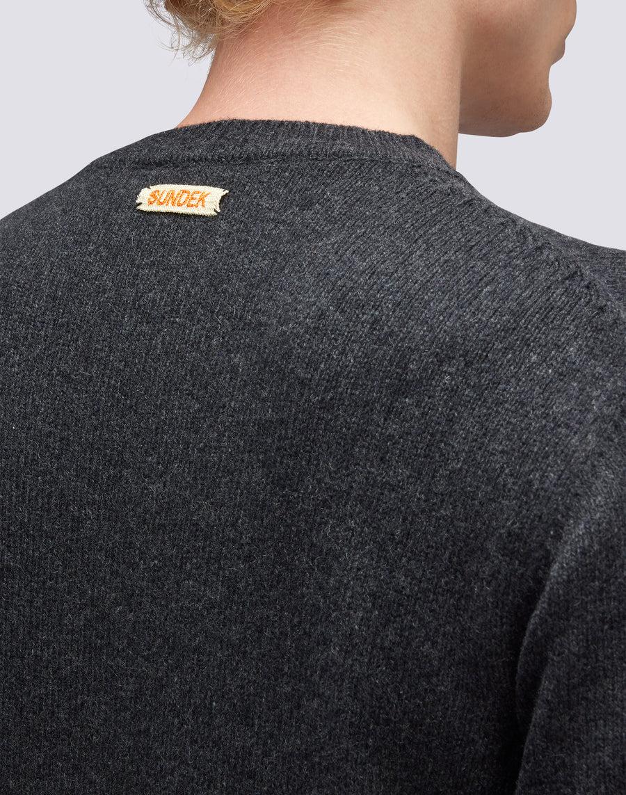 Sundek maglione a girocollo misto cashmere M352KIWS500-94400 Sconto