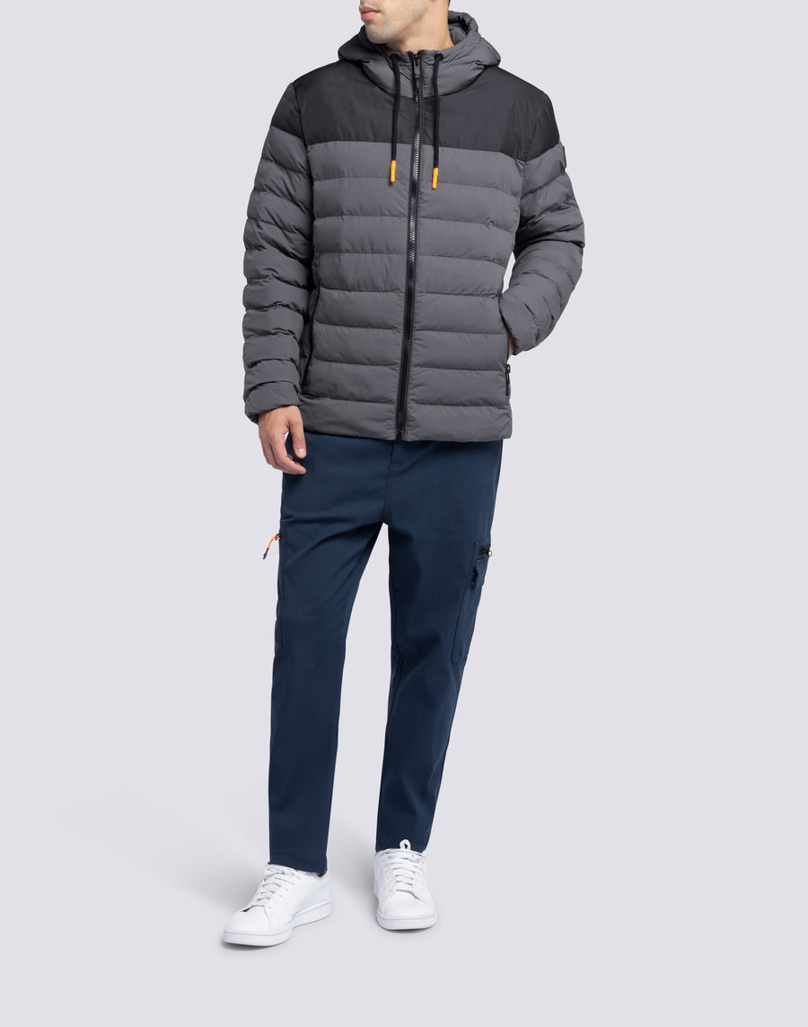 Sundek giacca trapuntata con cappuccio m998jkdp100-94401 In Vendita