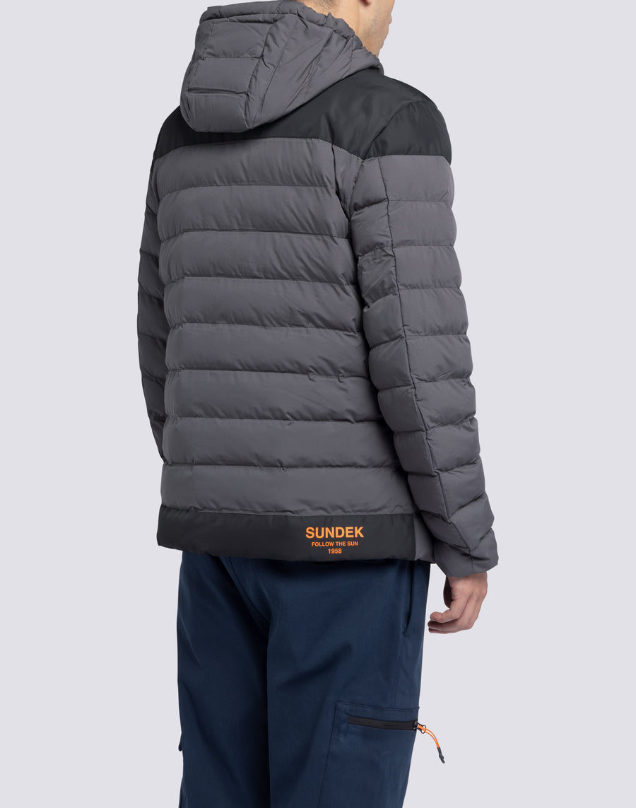 Sundek giacca trapuntata con cappuccio m998jkdp100-94401 In Vendita