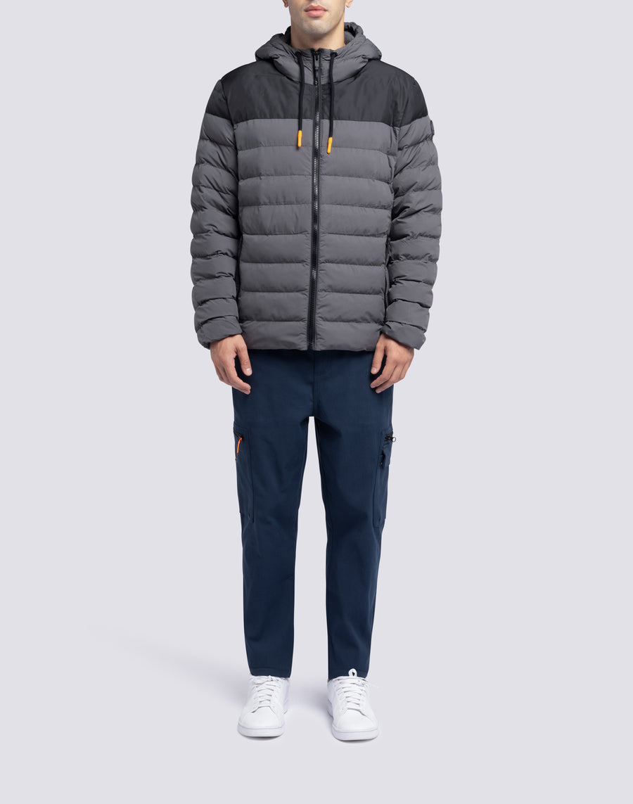 Sundek giacca trapuntata con cappuccio m998jkdp100-94401 In Vendita