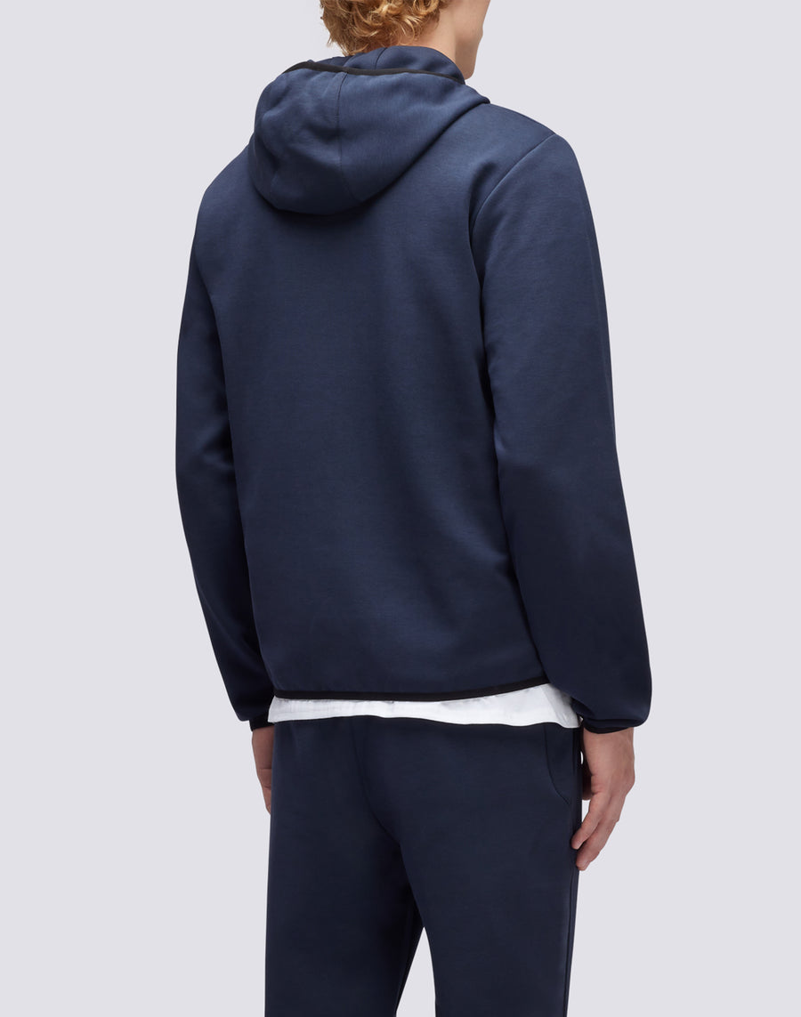 Sundek felpa full zip con cappuccio m411jhil400-00701 Vendita Economica