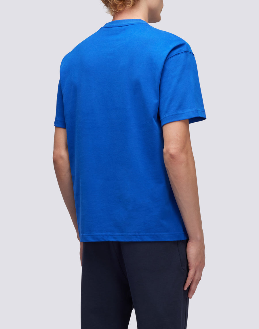Sundek t-shirt girocollo in cotone con logo M667TEJS700-67501 Vendite Flash