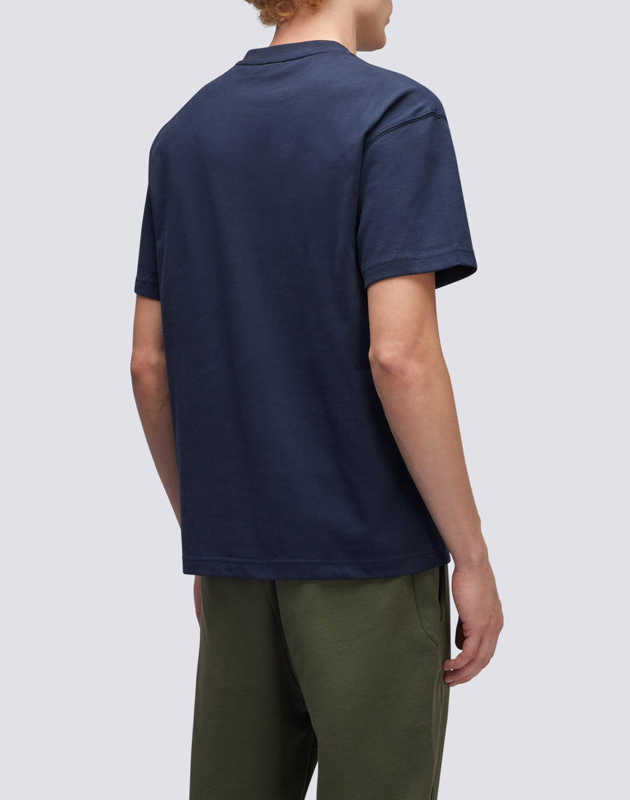 Sundek t-shirt girocollo in cotone con logo M667TEJS700-00701 Moda