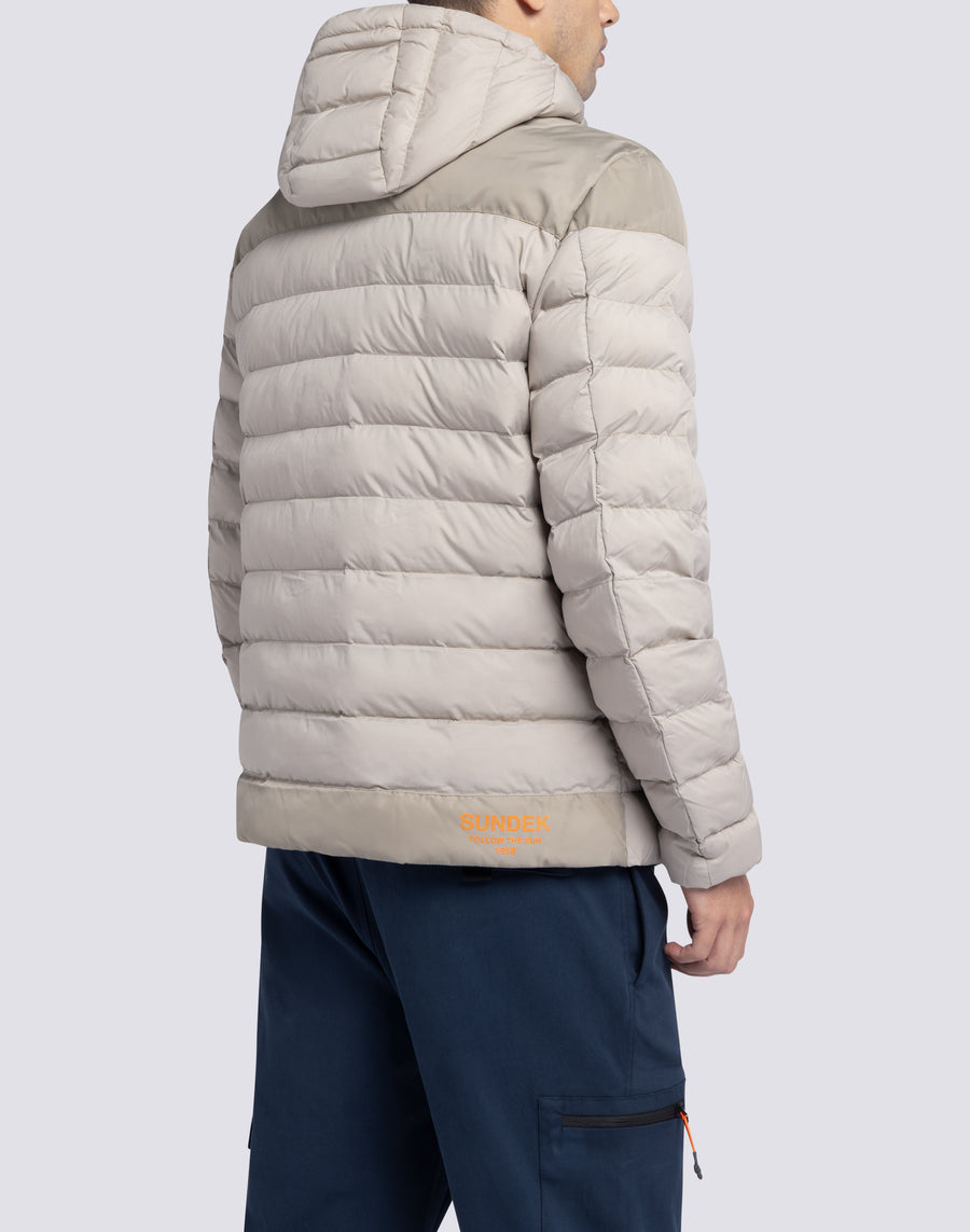 Sundek giacca trapuntata con cappuccio m998jkdp100-65201 Italy